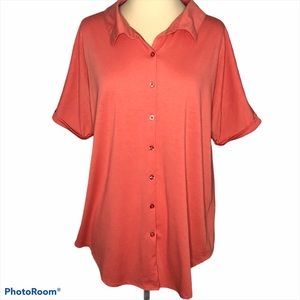LuLaRoe | Charlie LNC size L salmon shirt